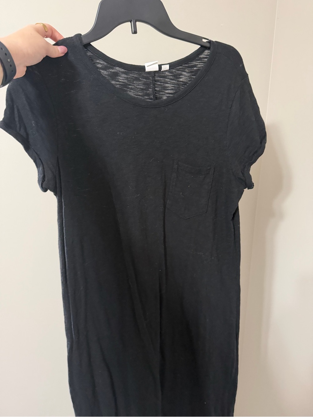 Gap Black Women's Pocket Tee Dress